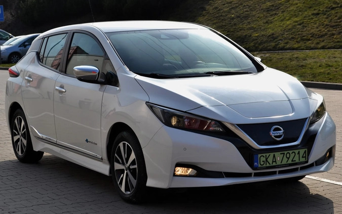 Nissan Leaf cena 62900 przebieg: 37800, rok produkcji 2018 z Gdańsk małe 781